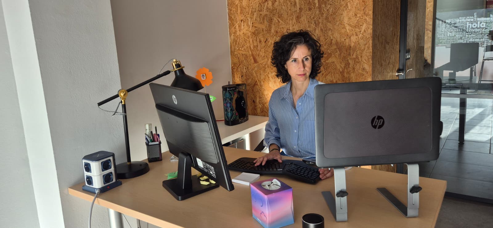 Sonia Tirado working